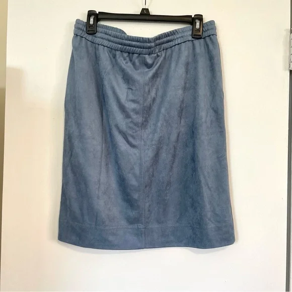 Jones New York Stretch Suede Drawstring Skirt NWT - Picture 2 of 4